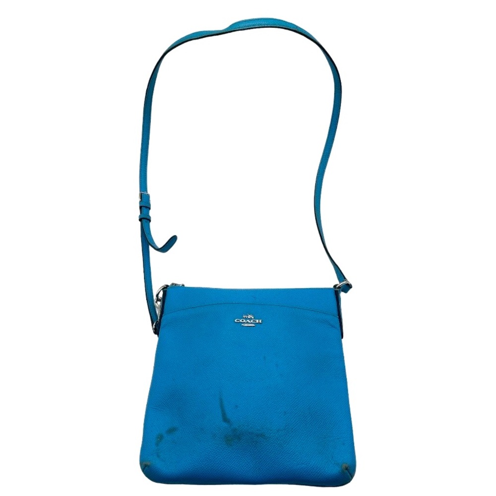 Coach New York North/South Swingpack Crossbody Bag Peacock Blue No. A1680 52348